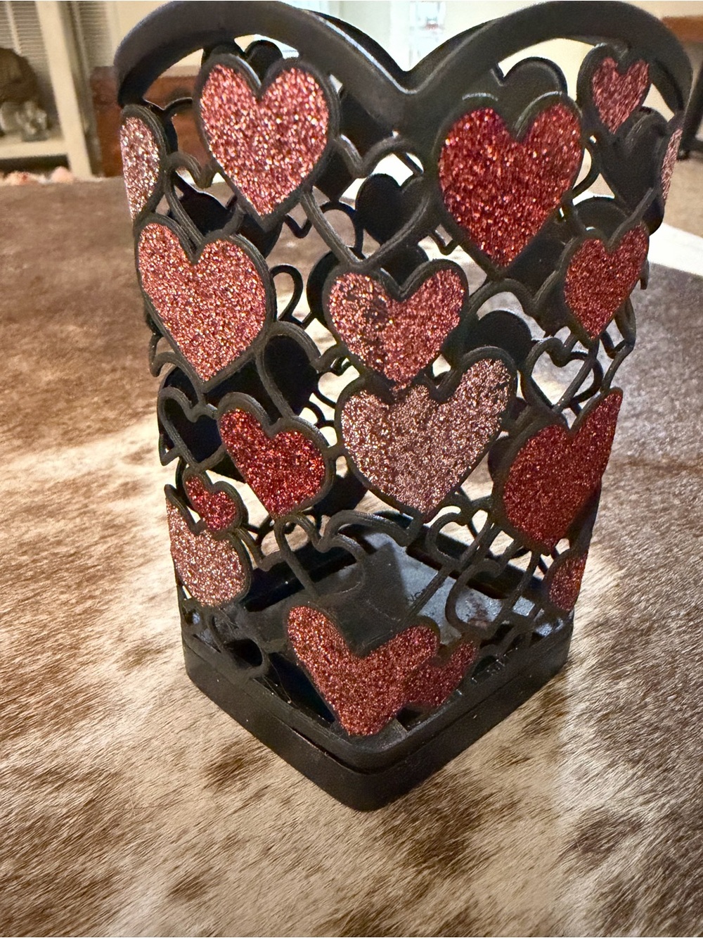 Bath & Body Works retired glitter heart soap holder